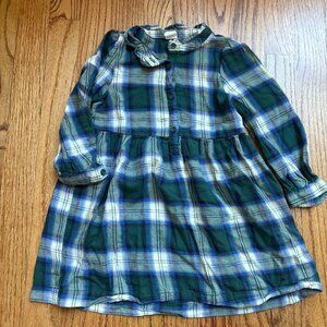 Gap Toddler Ruffle Plaid Dress 3T